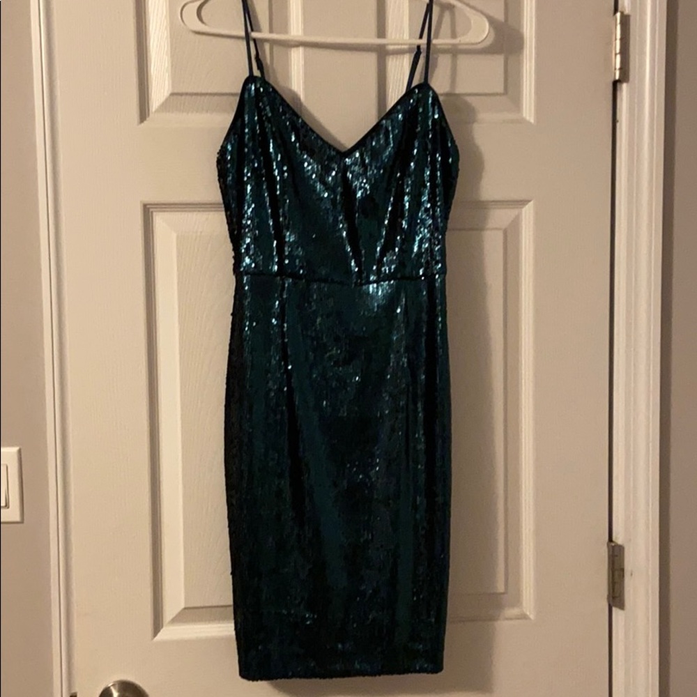 Blue/Green Dress